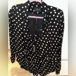 FRNCH Polka Dot Blazer & Short Set